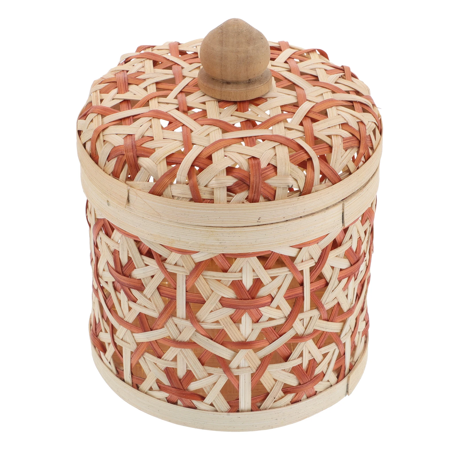 Handmade Bamboo Basket Lidded Wicker Small Tea Canister Portable Small Wicker Baskets Household Organizer Container
Handmade Bamboo Basket Lidded Wicker Small Tea Canister Portable Small Wicker Baskets Household Organizer Container