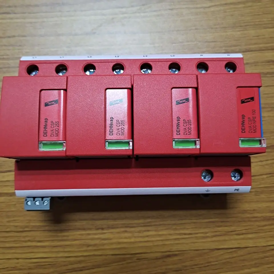 Free shipping German DEHN lightning protector DVA CSP 3P 100 FM shield 900360 surge protector in stock
Free shipping German DEHN lightning protector DVA CSP 3P 100 FM shield 900360 surge protector in stock