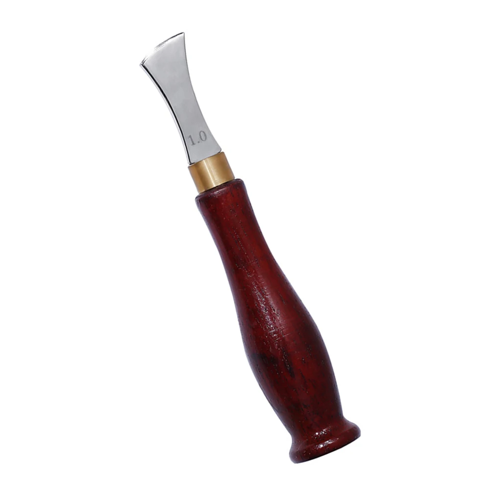 Fan Shaped Edge Press Creasing Line Tool Stainless Steel Wood Handle Practical Craft Tools Round Handle Hand Polished
Fan Shaped Edge Press Creasing Line Tool Stainless Steel Wood Handle Practical Craft Tools Round Handle Hand Polished