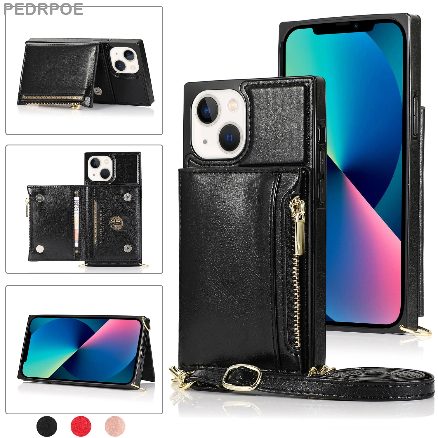 Luxury Leather Cover For iPhone 14 Pro Max 13 11 12 mini Pro XR XSMax 7 8 Plus Wallet Card Slots Backpack with lanyard Flip Case
Luxury Leather Cover For iPhone 14 Pro Max 13 11 12 mini Pro XR XSMax 7 8 Plus Wallet Card Slots Backpack with lanyard Flip Case