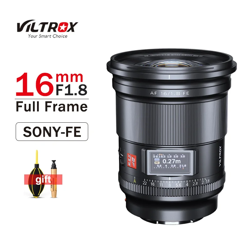 VILTROX 16mm F1.8 Auto Focus Lens Full Frame Large Aperture Ultra Wide Angle Lens For Sony E Mount Cameras A7SIII A7RV A7 III
VILTROX 16mm F1.8 Auto Focus Lens Full Frame Large Aperture Ultra Wide Angle Lens For Sony E Mount Cameras A7SIII A7RV A7 III