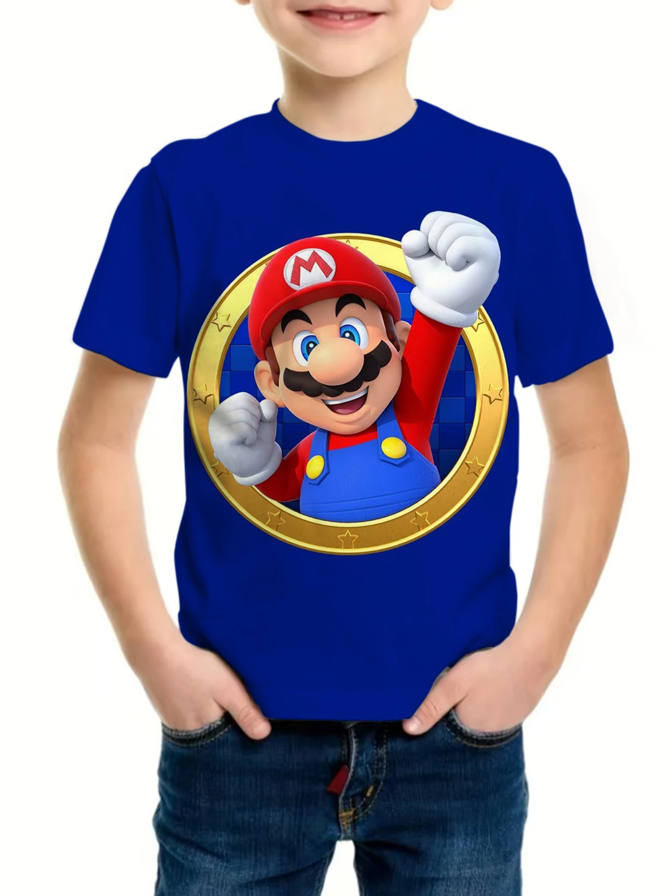 Новый Марио 3D мультфильм для мужчин и женщин, летняя мода с короткими рукавами в стиле хип-хоп, хлопковая дышащая крутая детская повседневная одежда
Новый Марио 3D мультфильм для мужчин и женщин, летняя мода с короткими рукавами в стиле хип-хоп, хлопковая дышащая крутая детская повседневная одежда