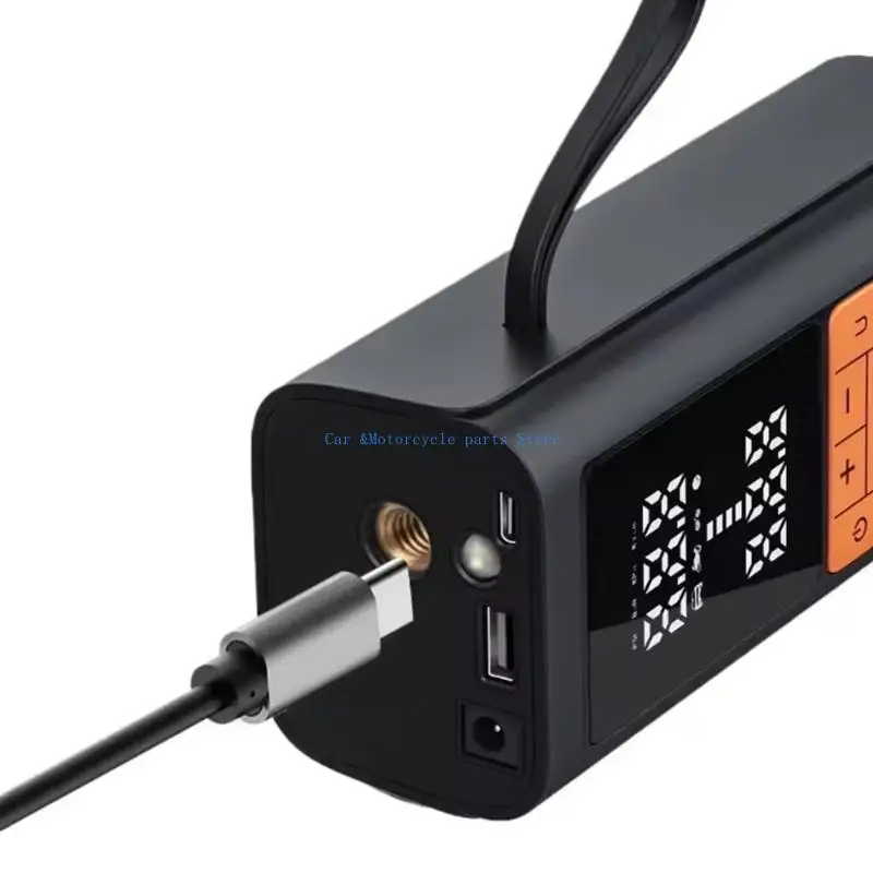 Y9UC Tire Inflator Portable Air Compressor 150PSI Electric Air Pumps for Car Tires Cordless,Digital Pressure Display
Y9UC Tire Inflator Portable Air Compressor 150PSI Electric Air Pumps for Car Tires Cordless,Digital Pressure Display