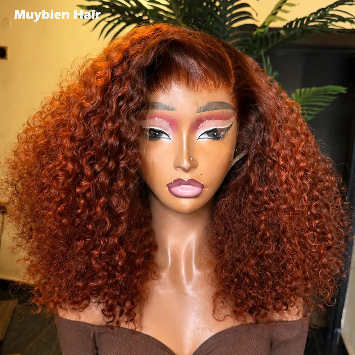 Ginger Orange Lace Front Wigs Human Hair Jerry Curly 13x6 13x4 HD Transparent Lace Frontal Curly Wig 450% Density Glueless Wig
Ginger Orange Lace Front Wigs Human Hair Jerry Curly 13x6 13x4 HD Transparent Lace Frontal Curly Wig 450% Density Glueless Wig