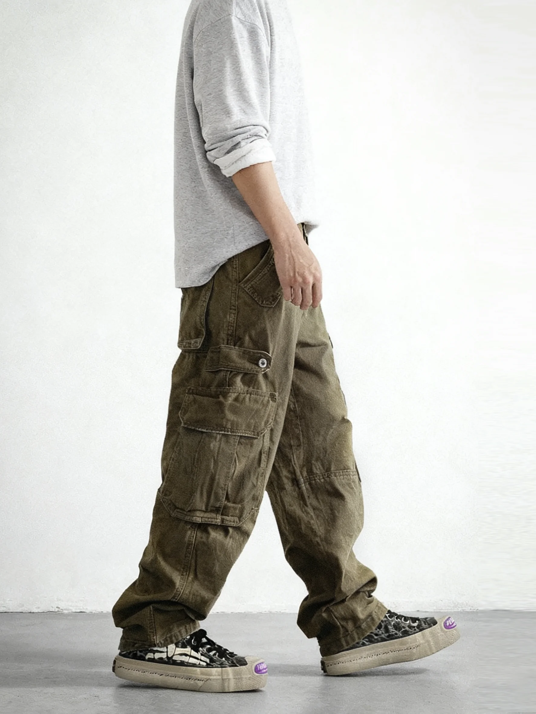 Мужские рабочие брюки American Sle Heavy Du Men's Work Pants: широкие повседневные брюки с глубокими карманами, в стиле ретро, с эффектом потертости, свободного кроя, из хлопка и полиэстера
Мужские рабочие брюки American Sle Heavy Du Men's Work Pants: широкие повседневные брюки с глубокими карманами, в стиле ретро, с эффектом потертости, свободного кроя, из хлопка и полиэстера