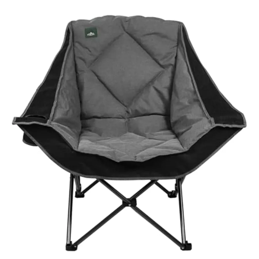Folding Camping Chair for Outdoor, Tailgates, Beach, Hiking, Picnics Heavy Duty Steel Frame, Black Fabric, Padded Seat Cup Hold
Folding Camping Chair for Outdoor, Tailgates, Beach, Hiking, Picnics Heavy Duty Steel Frame, Black Fabric, Padded Seat Cup Hold