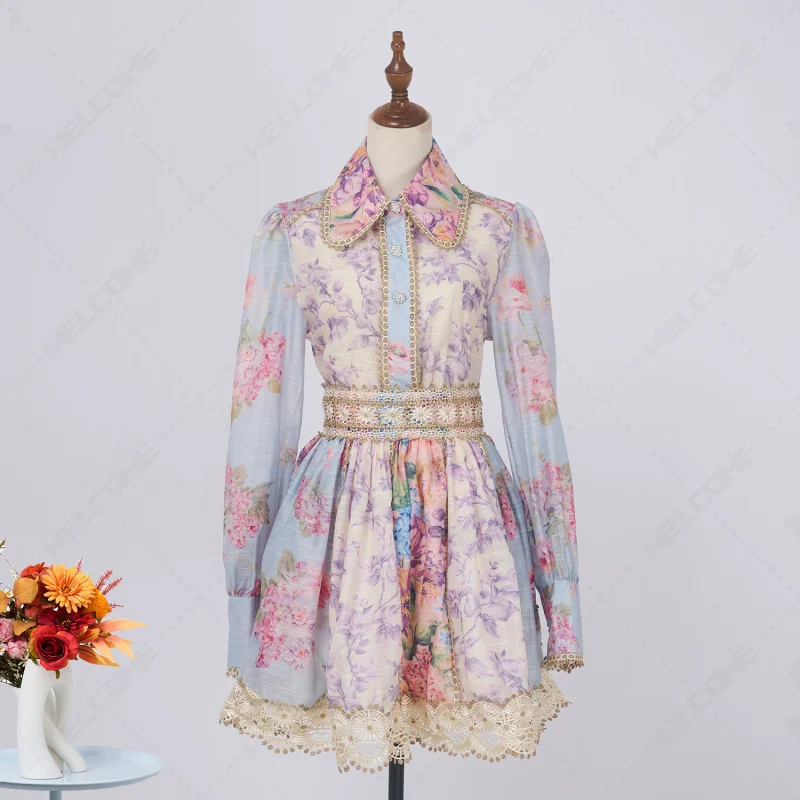 Real Shot Spot European and American Heavy Industry Stitching Lace Lapel Single Breasted Puff Sleeve Shirt + Skirt Outfit Women
Real Shot Spot European and American Heavy Industry Stitching Lace Lapel Single Breasted Puff Sleeve Shirt + Skirt Outfit Women