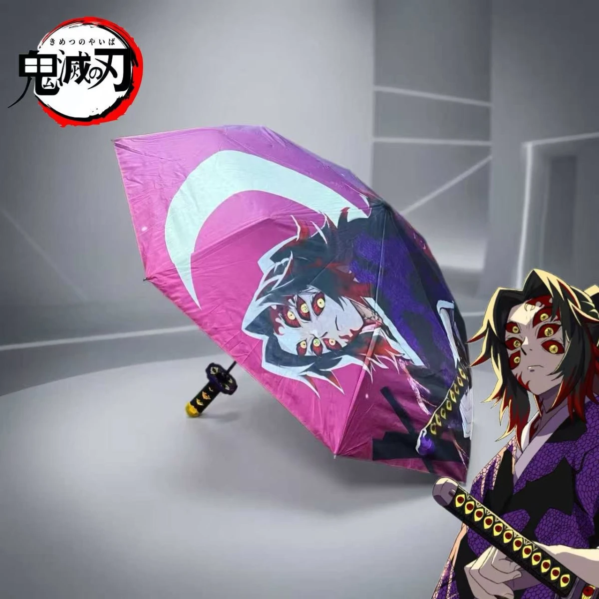 Demon Slayer Kokushibo Katana Handle Umbrella Waterproof UV Blocking Anime Parasol Kimetsu No Yaiba Cosplay Toy Gift Foldable
Demon Slayer Kokushibo Katana Handle Umbrella Waterproof UV Blocking Anime Parasol Kimetsu No Yaiba Cosplay Toy Gift Foldable