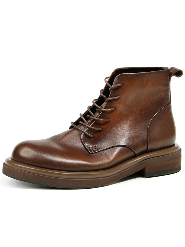 Bussiness Men's Formal Dress Leather Shoes Soft Genuine Leather Elegant Male Luxury Dinner Party Suit Short Boots
Bussiness Men's Formal Dress Leather Shoes Soft Genuine Leather Elegant Male Luxury Dinner Party Suit Short Boots