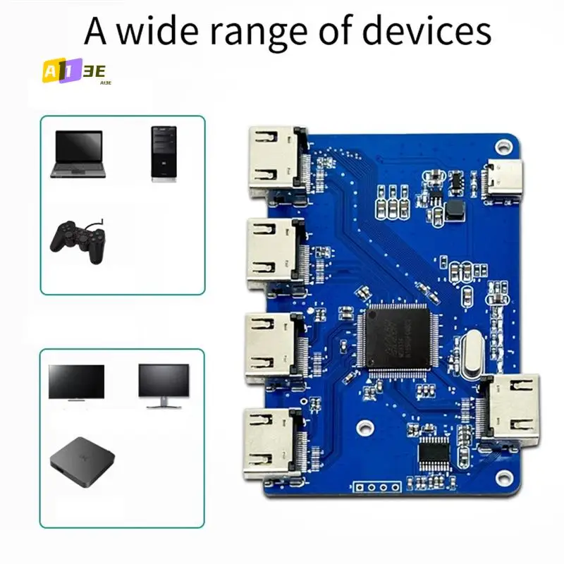 A13E-Display Module -Compatible Distributor Module 1 In 4 Set-Top Box PS Host Laptop 1 In 4 Out Monitor Module