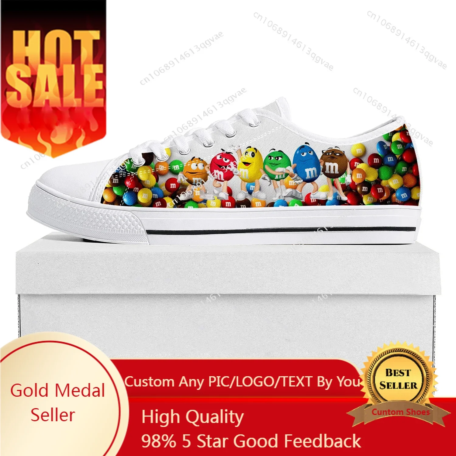 M Chocolate Cartoon Low Top High Quality Sneakers Mens Womens Teenager Pop Canvas Sneaker Prode Casual Couple Shoes Custom Shoe
M Chocolate Cartoon Low Top High Quality Sneakers Mens Womens Teenager Pop Canvas Sneaker Prode Casual Couple Shoes Custom Shoe