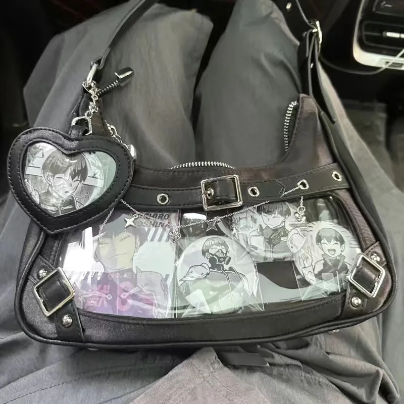 Inner Spicy girl small ITABAG ancient shoulder bag New trendy Y2k Japanese ita bag PU +Nylon cloth women's bags
Inner Spicy girl small ITABAG ancient shoulder bag New trendy Y2k Japanese ita bag PU +Nylon cloth women's bags