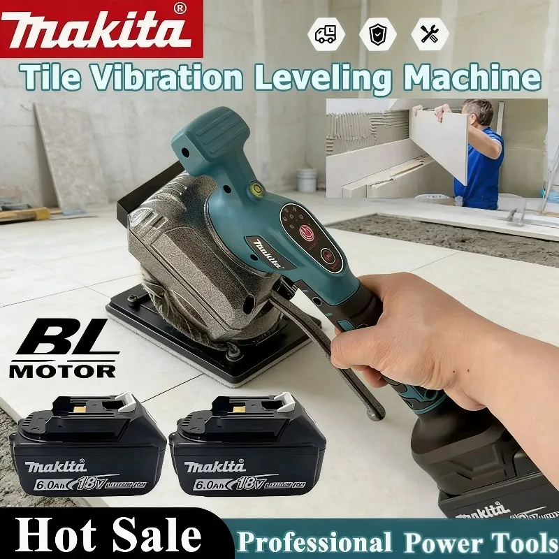 Вибрационный инструмент для укладки плитки Makita, работающий от аккумулятора Makita 18V, регулируемая машина для укладки плитки, вибрационный инструмент для напольной и настенной плитки.
Вибрационный инструмент для укладки плитки Makita, работающий от аккумулятора Makita 18V, регулируемая машина для укладки плитки, вибрационный инструмент для напольной и настенной плитки.