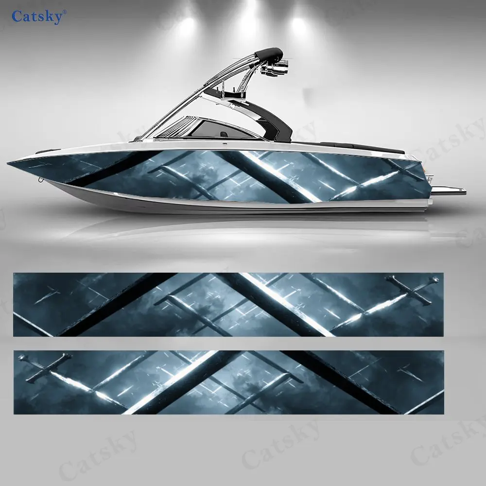 Deep Sea Iron Grid Light Shadow Boat Stickers, PVC Waterproof Vinyl Wrap Decals for Fishing Boats, Durable and Stylish Design
Deep Sea Iron Grid Light Shadow Boat Stickers, PVC Waterproof Vinyl Wrap Decals for Fishing Boats, Durable and Stylish Design
