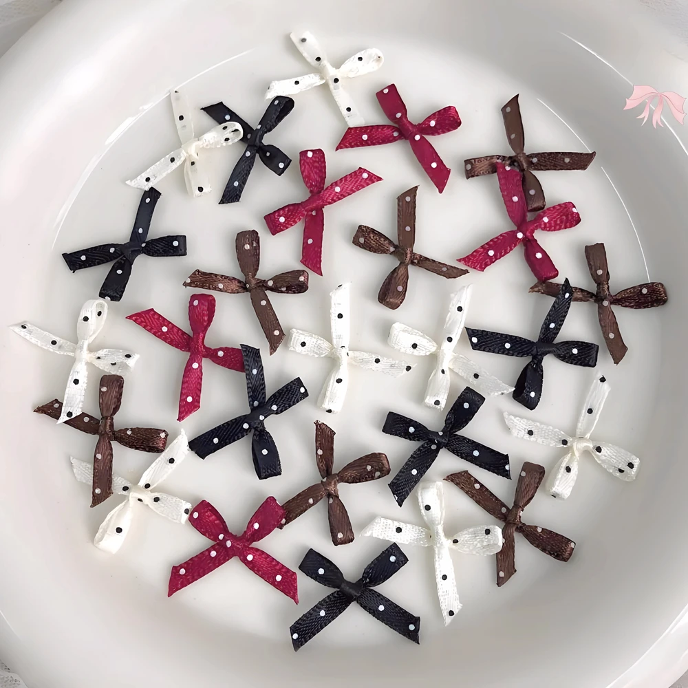 40PCS Dot Fabric Bow Nail Art Charms Biowknot Accessories For Manicure Decor Nails Decoration Supplies DIY Handicraft Materials
40PCS Dot Fabric Bow Nail Art Charms Biowknot Accessories For Manicure Decor Nails Decoration Supplies DIY Handicraft Materials