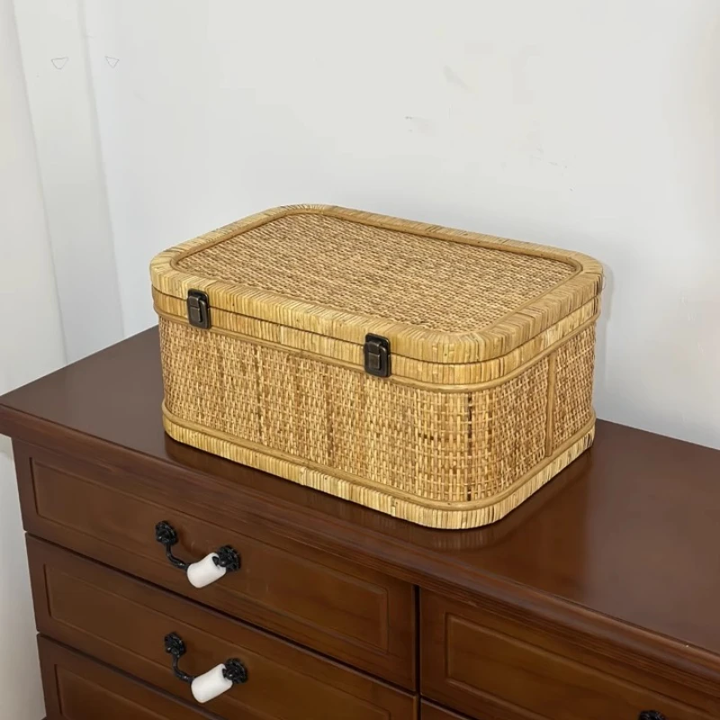 Nordic Woven Storage Baskets Rattan Organizer Bin for Toys & Clothes Chic Laundry Hamper with cover Handwoven Decorative Trunk
Nordic Woven Storage Baskets Rattan Organizer Bin for Toys & Clothes Chic Laundry Hamper with cover Handwoven Decorative Trunk