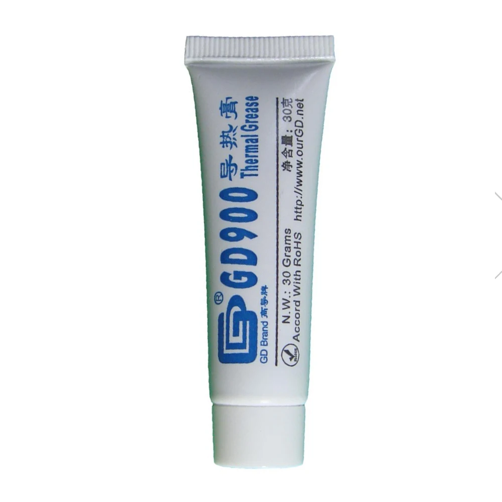 1 шт. 30 г GD900 термопроводящая смазочная паста силиконовая штукатурка радиатора высокопроизводительный серый для процессора
1 шт. 30 г GD900 термопроводящая смазочная паста силиконовая штукатурка радиатора высокопроизводительный серый для процессора