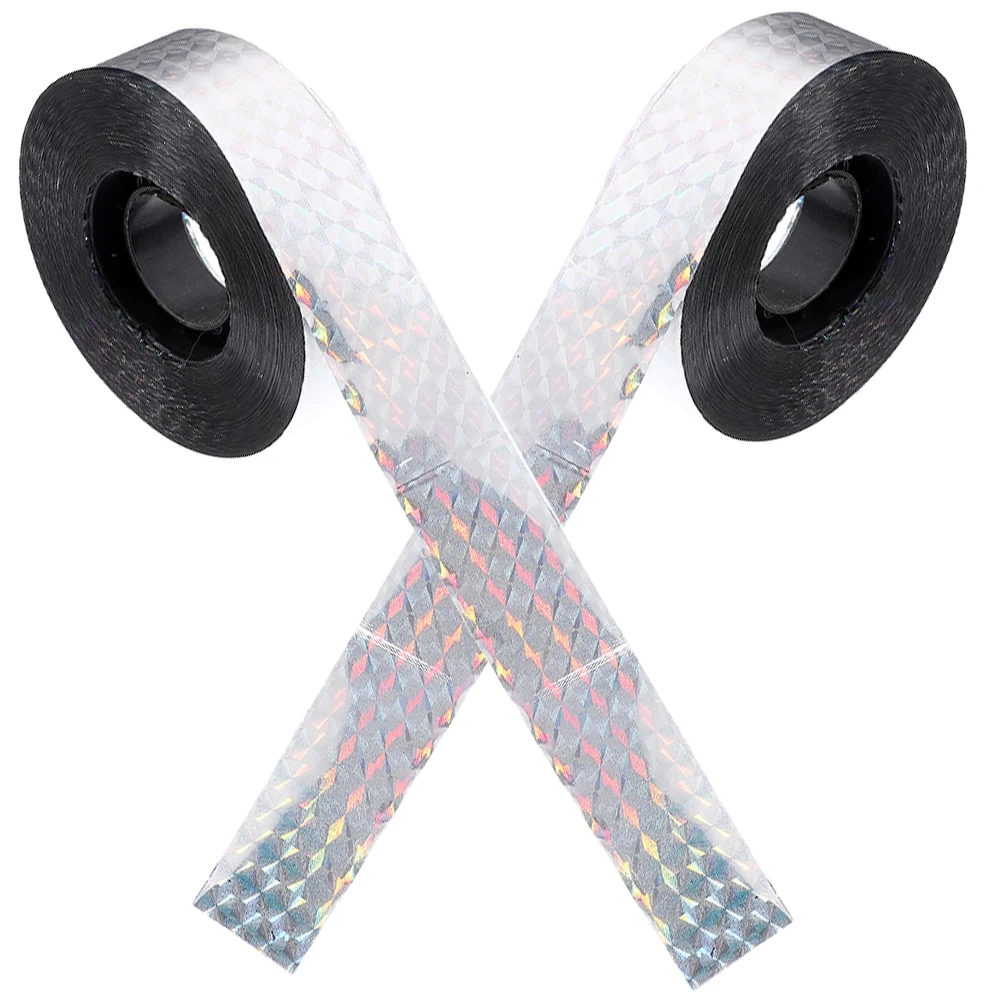 2 Rolls Anti-bird Tape Scaring Tapes Reflective Belt Tool Reflector for Birds Adhesive
2 Rolls Anti-bird Tape Scaring Tapes Reflective Belt Tool Reflector for Birds Adhesive