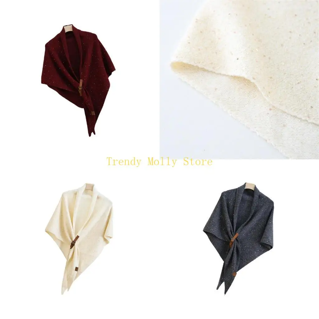 N5KB полушерстяная накидка с треугольной запахом и палантином для женщин, осенне-зимняя мода
N5KB полушерстяная накидка с треугольной запахом и палантином для женщин, осенне-зимняя мода