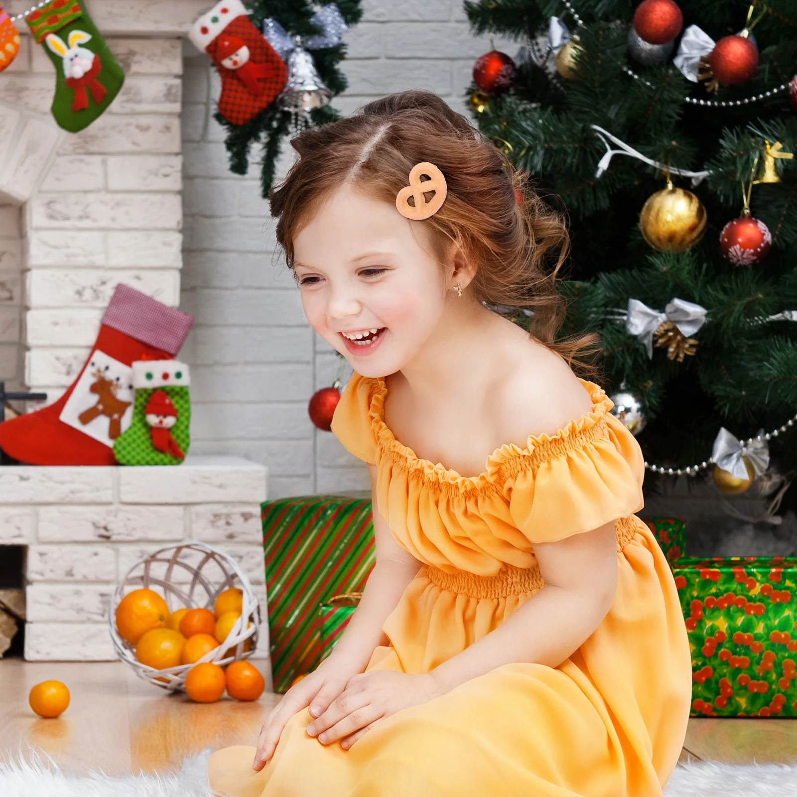 6Pcs Biscuit Hair Clips Cute Cookies Barrettes Lightweight Hair Accessories for Daily Party Banquet Biscuit Hairpins
6Pcs Biscuit Hair Clips Cute Cookies Barrettes Lightweight Hair Accessories for Daily Party Banquet Biscuit Hairpins