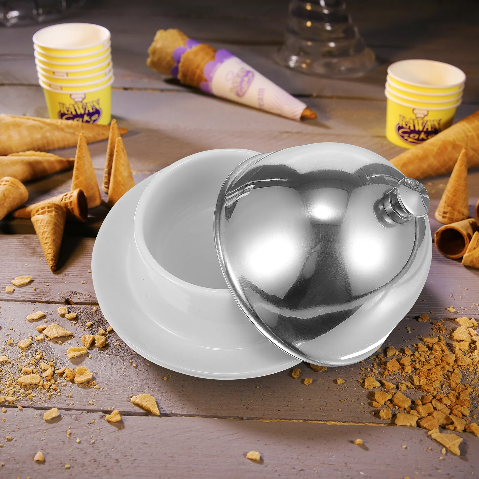 Керамическая тарелка для масла, крышка из нержавеющей стали, многофункциональный держатель для хранения масла для десертного соуса, приправы, тарелки для приправ
Керамическая тарелка для масла, крышка из нержавеющей стали, многофункциональный держатель для хранения масла для десертного соуса, приправы, тарелки для приправ