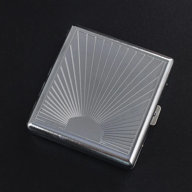 20 silver portable metal cigarette holder storage box for cigarettes, outdoor travel gifts
20 silver portable metal cigarette holder storage box for cigarettes, outdoor travel gifts