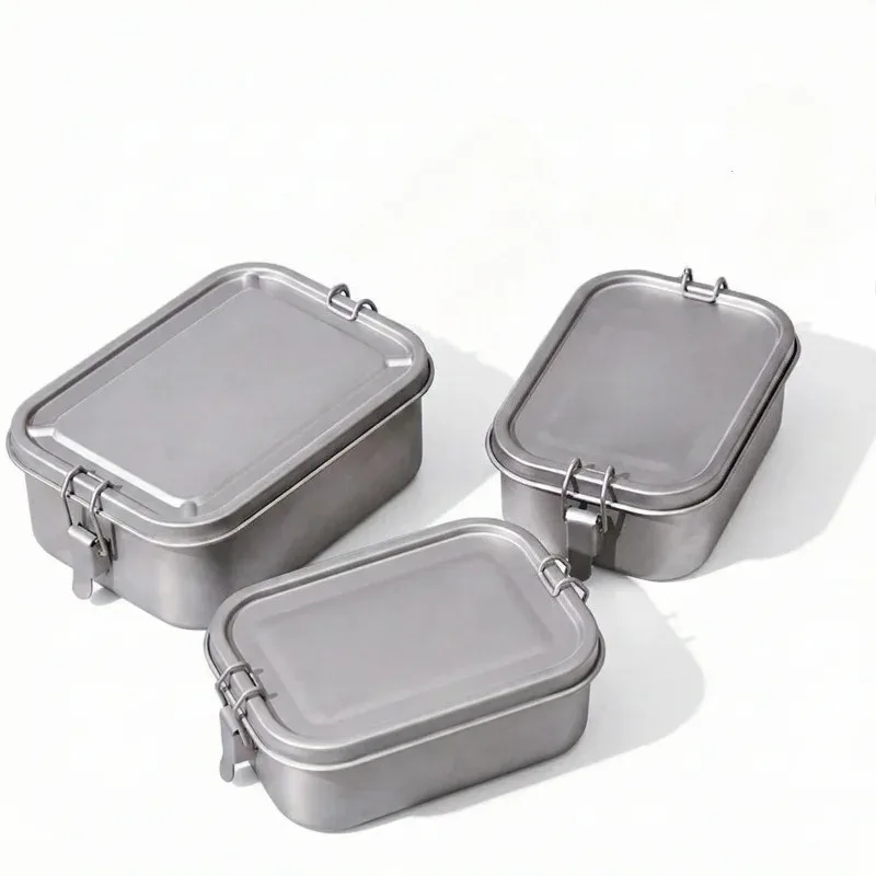 Stainless Steel Lunch Box With Lid Leak Proof Lightweight Food Container For Outdoor Camping Hiking Picnic Travel
Stainless Steel Lunch Box With Lid Leak Proof Lightweight Food Container For Outdoor Camping Hiking Picnic Travel