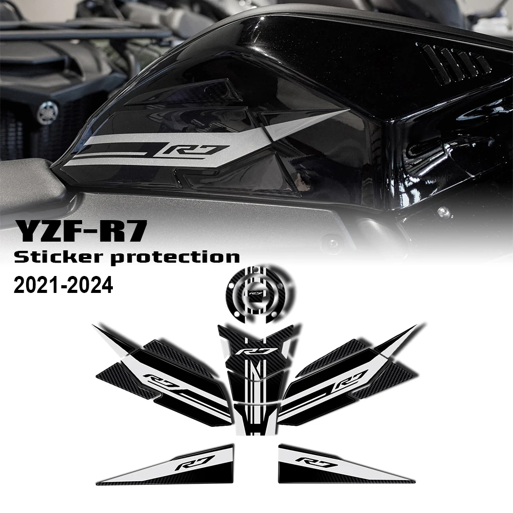Motorcycle Fuel Tank Pad Sticker 3D Knee Grip Traction Protection Decals Waterproof For R7 YZF R7 YZFR7 2021 2022 2023 2024
Motorcycle Fuel Tank Pad Sticker 3D Knee Grip Traction Protection Decals Waterproof For R7 YZF R7 YZFR7 2021 2022 2023 2024