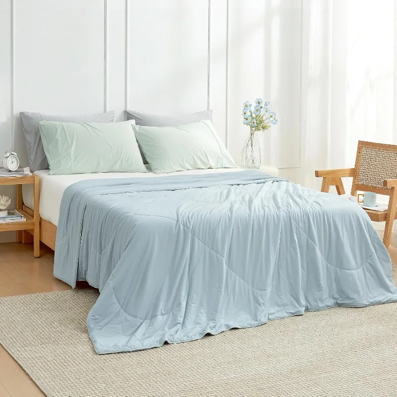 Cooling Comforter Queen Size, Cooling Blankets For Hot Sleepers And Night Sweats, Blue Summer Comforter For Queen Siz
Cooling Comforter Queen Size, Cooling Blankets For Hot Sleepers And Night Sweats, Blue Summer Comforter For Queen Siz