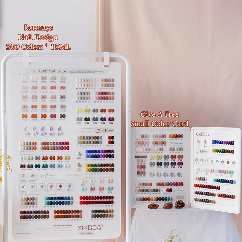 Rormays 200PCS gel Polishing Agent Popular Color New Mixed Color Shiny Nail Salon UV LED Varnish Primer Nail Art gel Wholesale
Rormays 200PCS gel Polishing Agent Popular Color New Mixed Color Shiny Nail Salon UV LED Varnish Primer Nail Art gel Wholesale