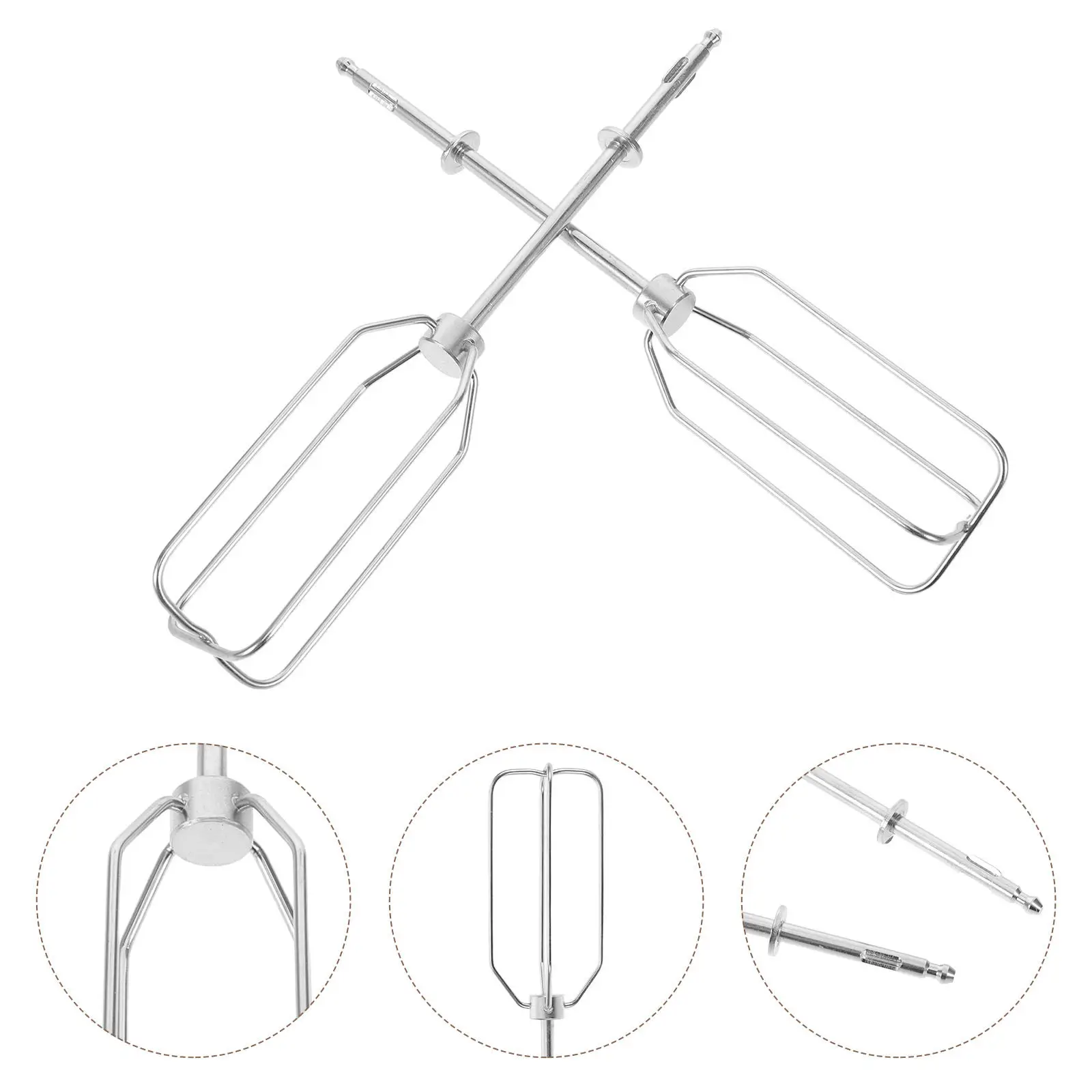 2Pcs Kitchen Mixer Accessory Stainless Steel Whisk Rods Egg Beater Replacement Cream Frother Rods Handheld Blender Stick Baking
2Pcs Kitchen Mixer Accessory Stainless Steel Whisk Rods Egg Beater Replacement Cream Frother Rods Handheld Blender Stick Baking