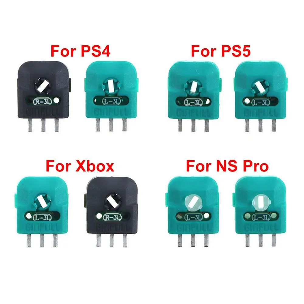 1 Pair Hall Effect Sensor Module 3D Analog Micro Joysticks Potentiometer Repair Part for PS5/PS4/Switch/Pro/Xbox One Controller
1 Pair Hall Effect Sensor Module 3D Analog Micro Joysticks Potentiometer Repair Part for PS5/PS4/Switch/Pro/Xbox One Controller