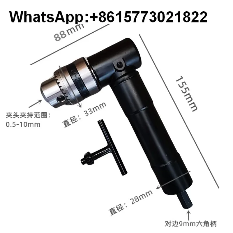 for Electric drill right angle corner corner 10mm strong chuck, narrow space punching
for Electric drill right angle corner corner 10mm strong chuck, narrow space punching