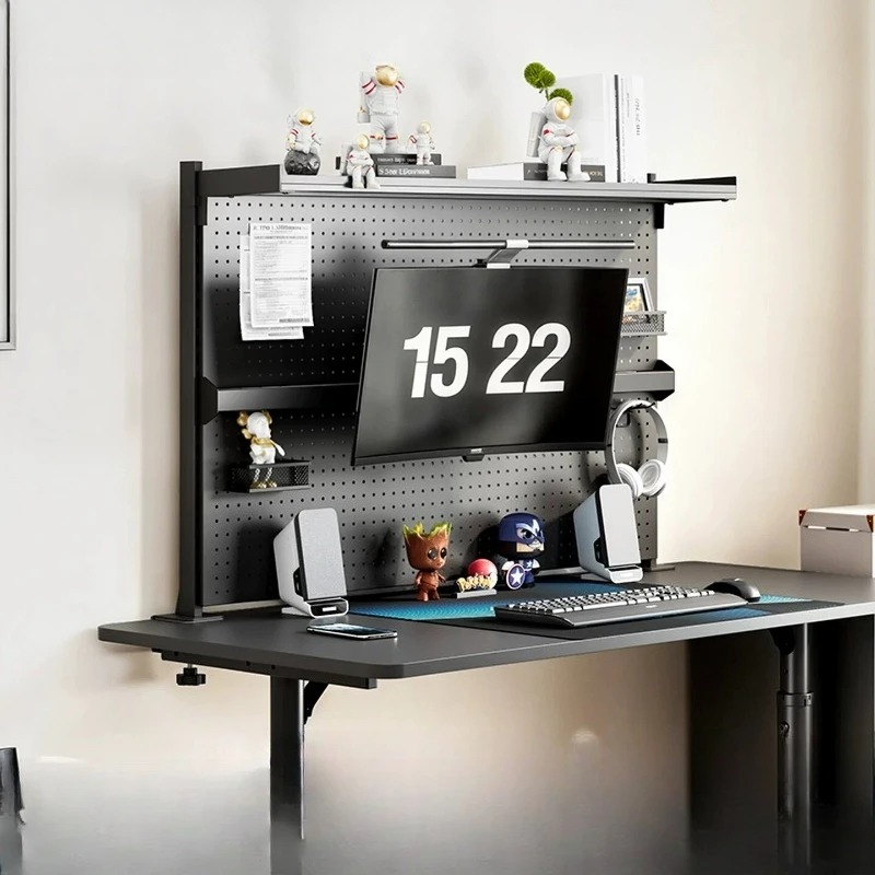 Table clip-on perforated board multi-functional integrated shelf monitor stand heightened punch-free gaming table
Table clip-on perforated board multi-functional integrated shelf monitor stand heightened punch-free gaming table