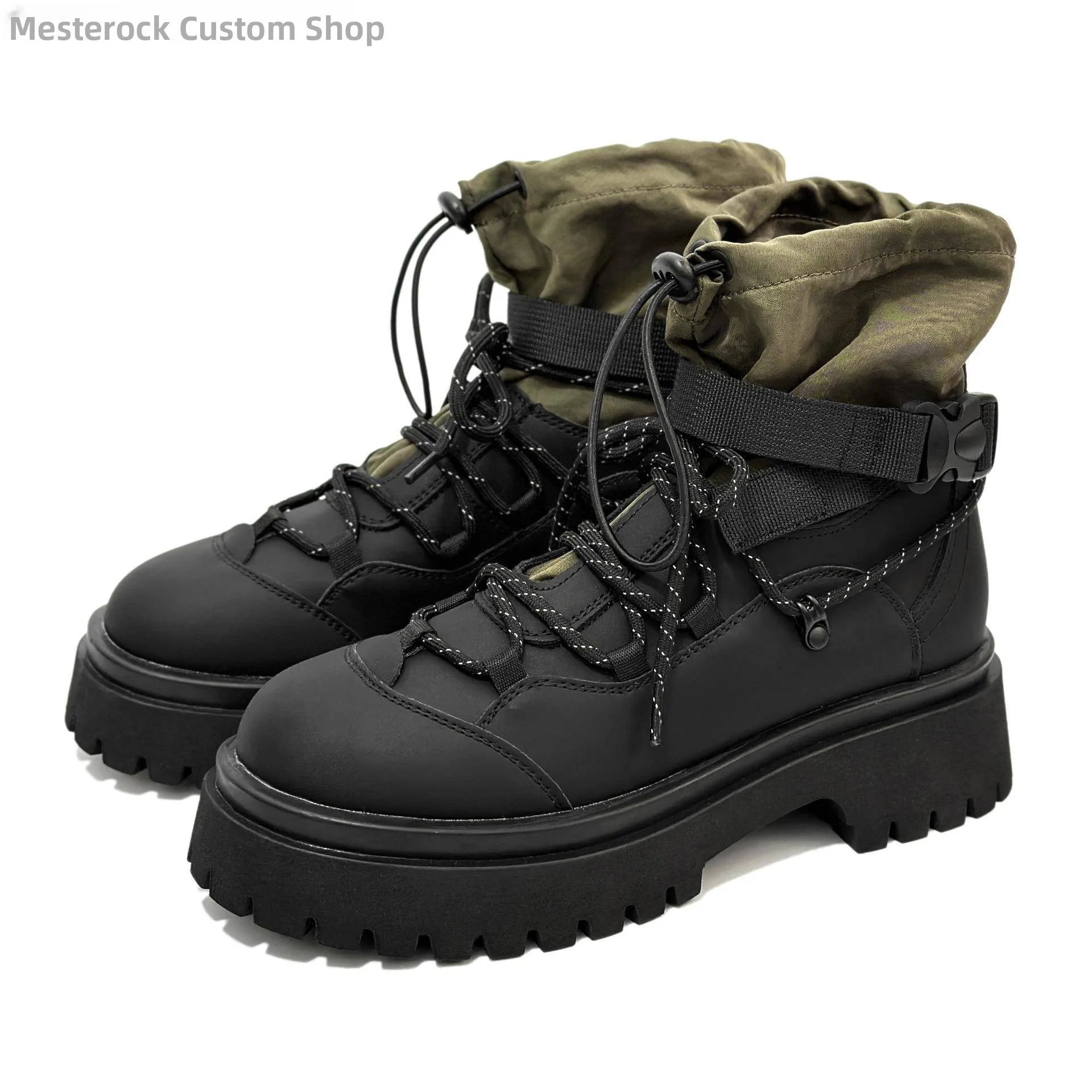 High-Top Boots Men's Mid-Cut Couple Style Outdoor Thick Bottom Hiking Shoes Short Boots Trendy Autumn Winter Hot Sale
High-Top Boots Men's Mid-Cut Couple Style Outdoor Thick Bottom Hiking Shoes Short Boots Trendy Autumn Winter Hot Sale