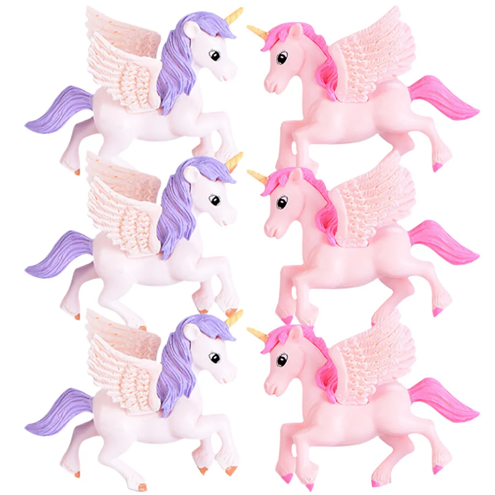 6 Pcs Unicorn Figurines Pink Purple Winged Statue Bonsai Craft Decor Gifts Micro Landscape Decoration Garden
6 Pcs Unicorn Figurines Pink Purple Winged Statue Bonsai Craft Decor Gifts Micro Landscape Decoration Garden