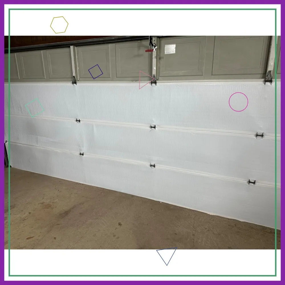 Reflective Foam Core Garage Door Insulation Kit 18x8 FT, Tearproof, DIY Install, Cool Your Garage
Reflective Foam Core Garage Door Insulation Kit 18x8 FT, Tearproof, DIY Install, Cool Your Garage