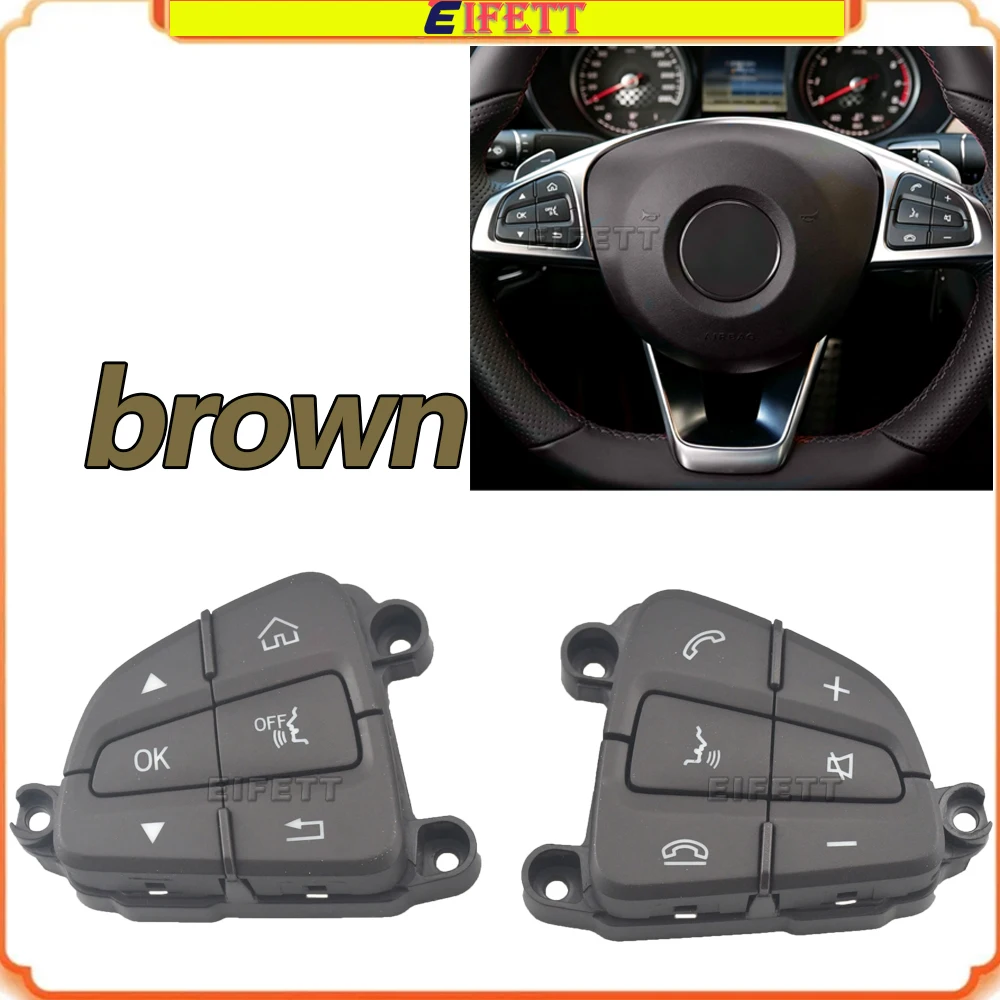 For Mercedes W205 S205 A205 C205 2014-2018 GLC Class W253 2016-2019 New Car Steering Wheel Switch Control Buttons Cover
For Mercedes W205 S205 A205 C205 2014-2018 GLC Class W253 2016-2019 New Car Steering Wheel Switch Control Buttons Cover