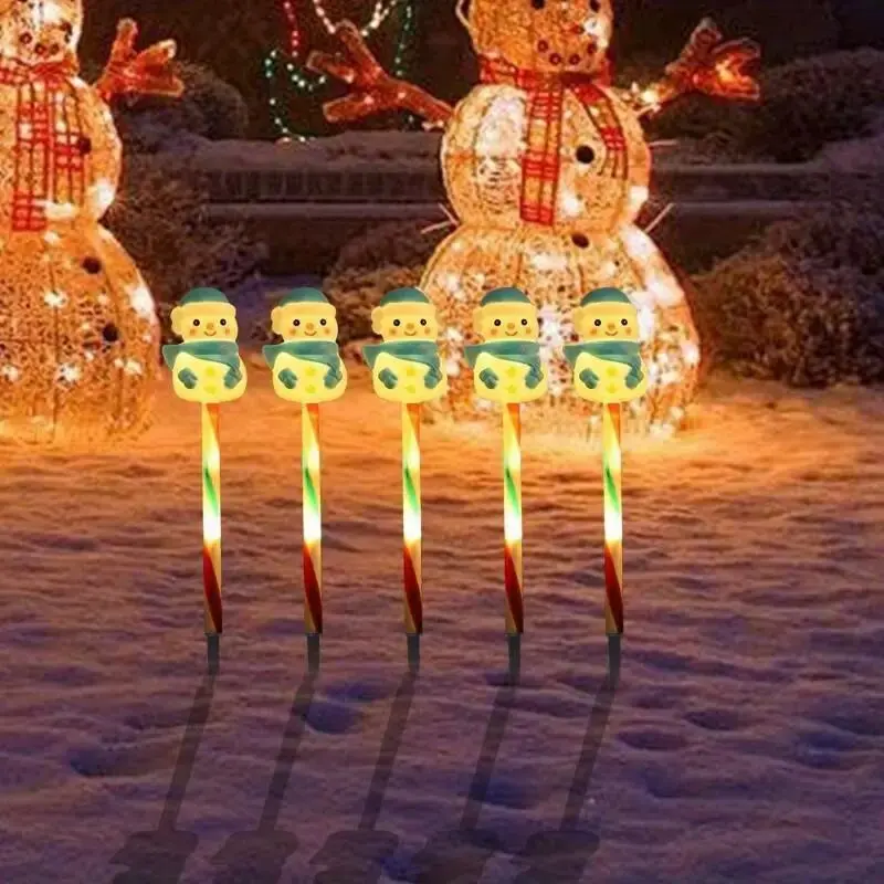 Christmas 5PC/Set Solar Snowman Stake Lights Outdoor Waterproof Lawn Lights Decoration Garden Lights For Winter Patio Christmas
Christmas 5PC/Set Solar Snowman Stake Lights Outdoor Waterproof Lawn Lights Decoration Garden Lights For Winter Patio Christmas