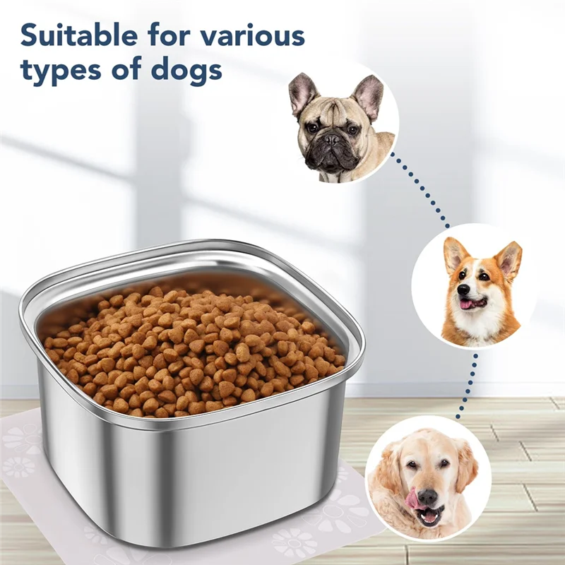 ABKJ-3L Dog Water Bowl 101Oz Stainless Steel Dog Bowl No Spill Large Capacity Dog Food Water Bowl Slow Water Feeder Easy To Use
ABKJ-3L Dog Water Bowl 101Oz Stainless Steel Dog Bowl No Spill Large Capacity Dog Food Water Bowl Slow Water Feeder Easy To Use