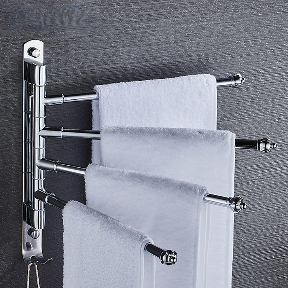 Towel Bars Rack Shower Multi Rod Hanger Silver Stainless Steel Rotational Hand Wall Movable Swivel Holder Bathroom Accessories
Towel Bars Rack Shower Multi Rod Hanger Silver Stainless Steel Rotational Hand Wall Movable Swivel Holder Bathroom Accessories
