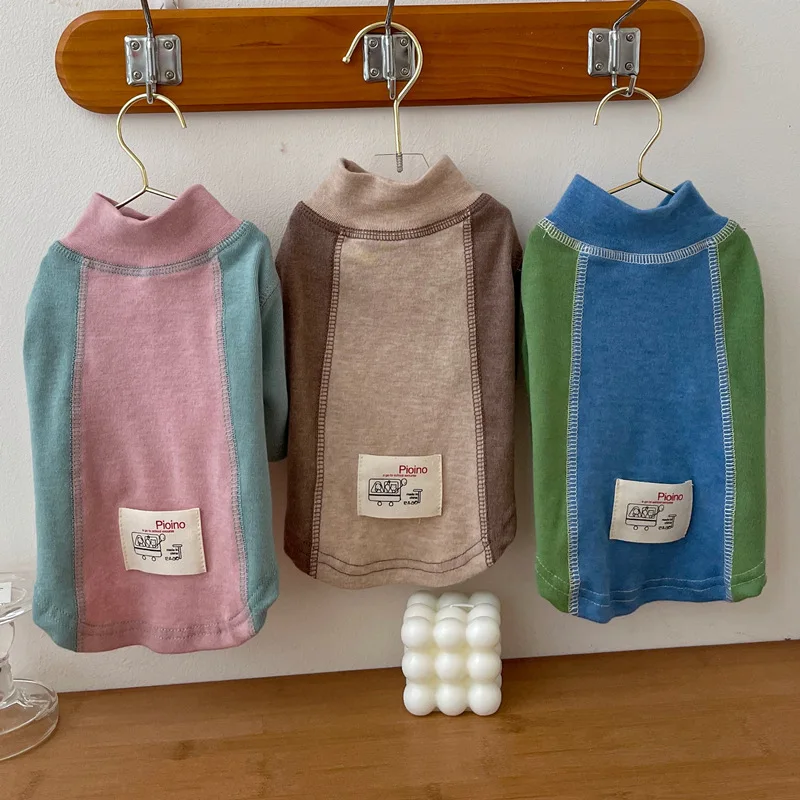 Pet Contrasting Base Coat Dog High Neck Sweatshirt Pet Puppy Cat Two Legged Pajamas Clothes for Autumn and Winter Puppy Clothes
Pet Contrasting Base Coat Dog High Neck Sweatshirt Pet Puppy Cat Two Legged Pajamas Clothes for Autumn and Winter Puppy Clothes