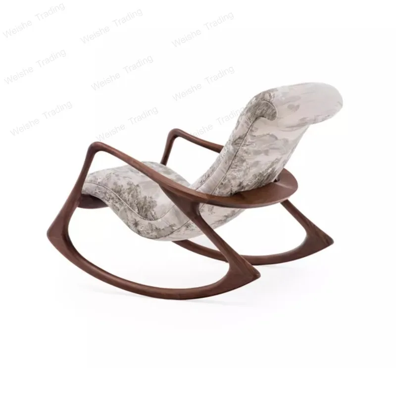 wabi-sabi wind rocking chair sofa rocking chair Japanese Nordic black walnut solid wood rocking chair Nursing home balcony
wabi-sabi wind rocking chair sofa rocking chair Japanese Nordic black walnut solid wood rocking chair Nursing home balcony