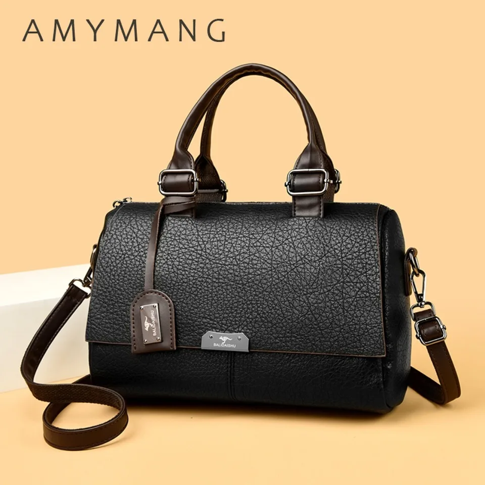 Vintage Leather Women Handbag Soft PU Leather Top Handle Bag Ladies Tote Shoulder Crossbody Messenger Bag Daily Work Commute Use
Vintage Leather Women Handbag Soft PU Leather Top Handle Bag Ladies Tote Shoulder Crossbody Messenger Bag Daily Work Commute Use