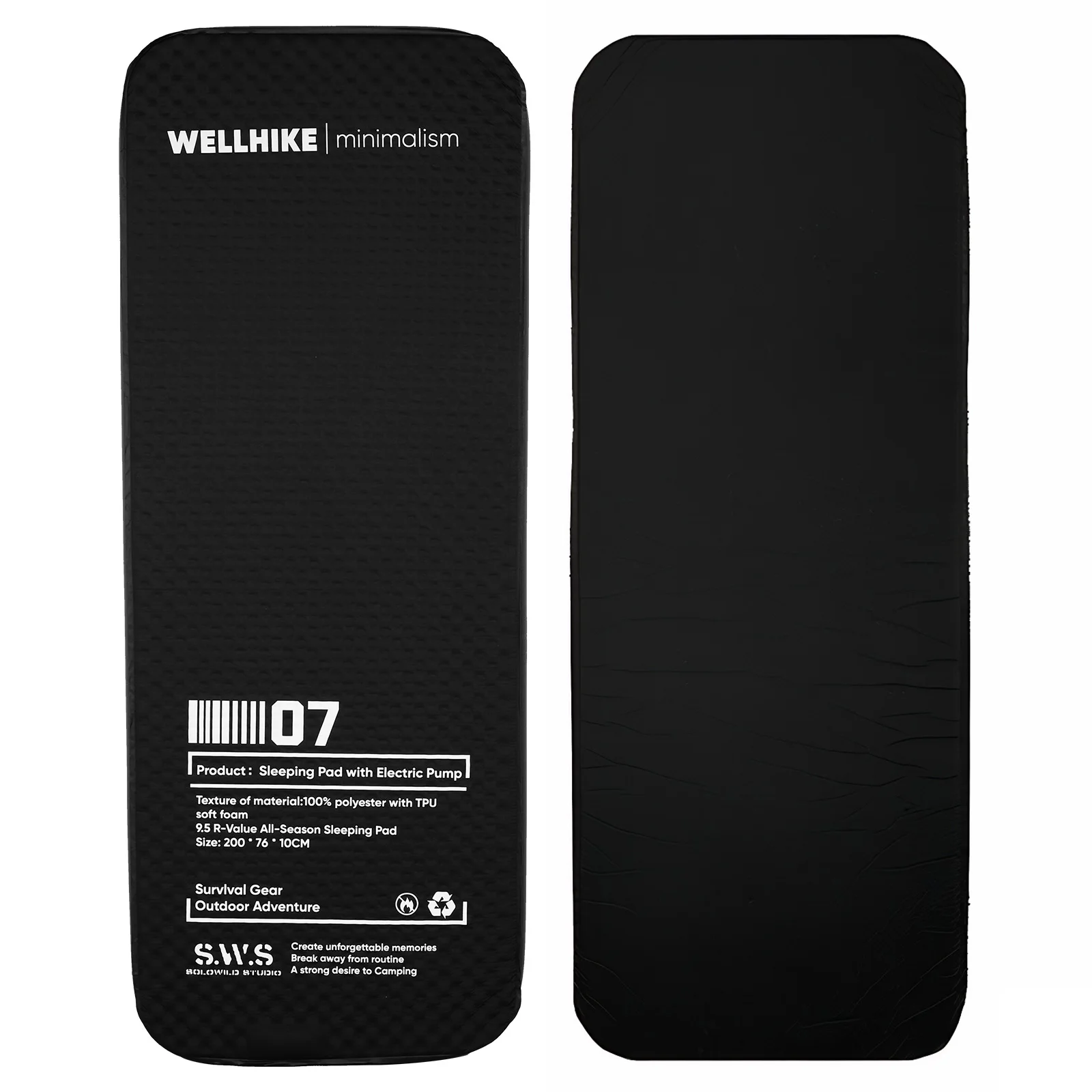 Single Portable Camping Inflatable Pad with Built-in Pump Compact Camping Air Mattress for Outdoor Backpacking Hiking Beach
Single Portable Camping Inflatable Pad with Built-in Pump Compact Camping Air Mattress for Outdoor Backpacking Hiking Beach