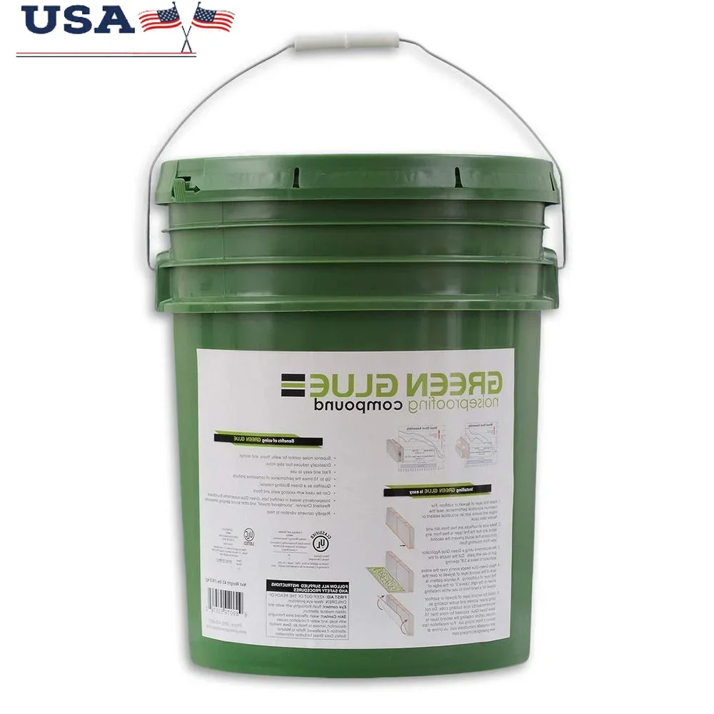 Soundproofing Noise Reduction Compound Liquid 5-Gallon Bucket Metal Fabric Construction Renovation Wall Repair Flooring Ceiling
Soundproofing Noise Reduction Compound Liquid 5-Gallon Bucket Metal Fabric Construction Renovation Wall Repair Flooring Ceiling