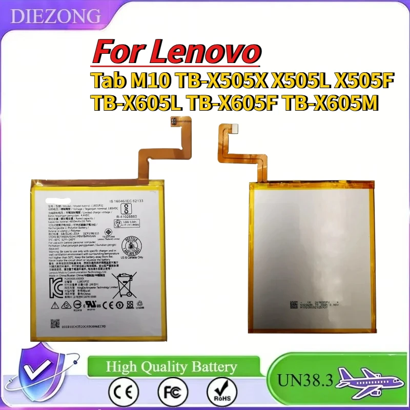 In Stock For Lenovo Tab M10 TB-X505X X505L X505F TB-X605L TB-X605F TB-X605M Batteries in stock L18D1P32 Battery
In Stock For Lenovo Tab M10 TB-X505X X505L X505F TB-X605L TB-X605F TB-X605M Batteries in stock L18D1P32 Battery