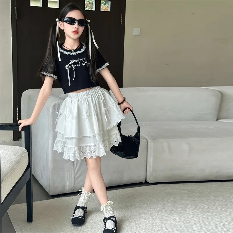 Летние костюмы для девочек, комплект платья с коротким рукавом, новинка 2024, модное платье для маленьких девочек, Модный комплект из двух предметов, модная одежда 
Летние костюмы для девочек, комплект платья с коротким рукавом, новинка 2024, модное платье для маленьких девочек, Модный комплект из двух предметов, модная одежда