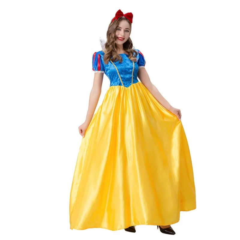 Костюм для выступления на Хэллоуин, новый длинный танец суда Dr k, узор принца, Белоснежка, ролевое выступление на сцене 
Костюм для выступления на Хэллоуин, новый длинный танец суда Dr k, узор принца, Белоснежка, ролевое выступление на сцене