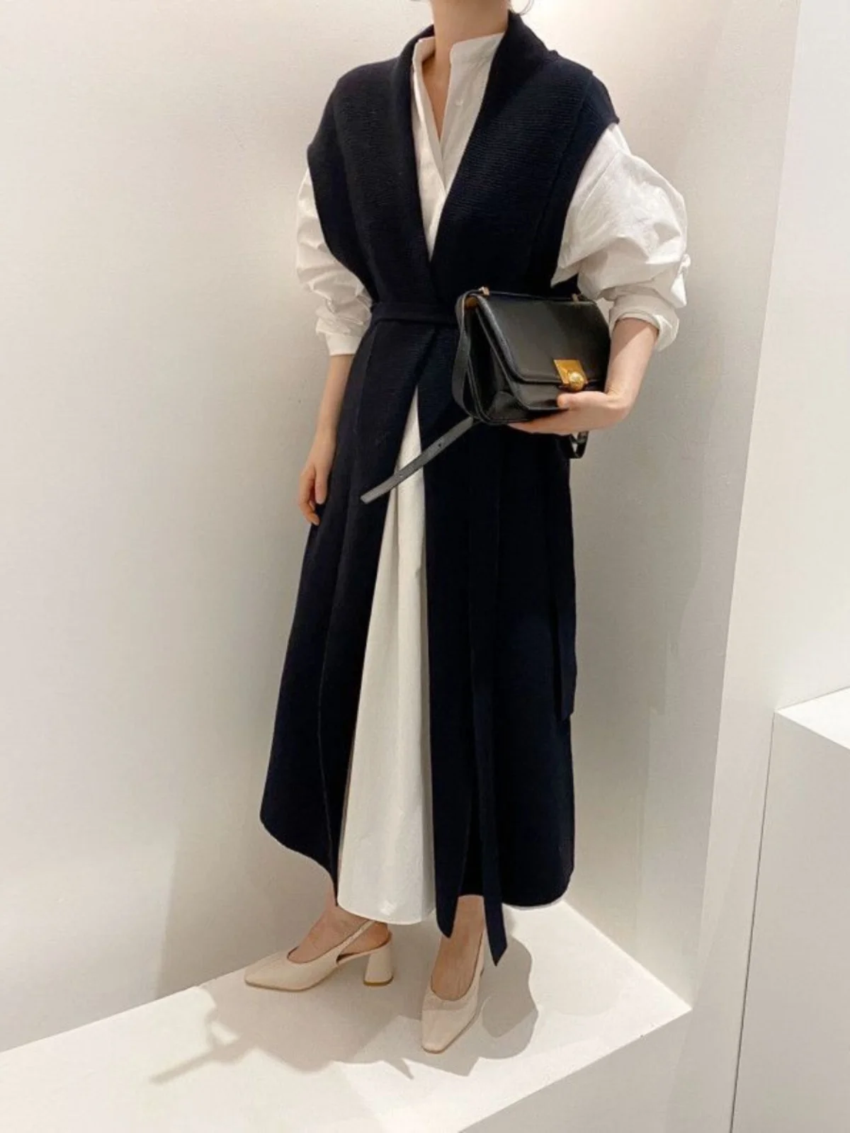 Autumn Faion Women's Knitted Sweater Dr Outer Long Skirt White irt Dr Aosphere Two-Piece Set V-Ne Svel
Autumn Faion Women's Knitted Sweater Dr Outer Long Skirt White irt Dr Aosphere Two-Piece Set V-Ne Svel